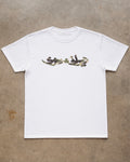 tee "camo" blanc